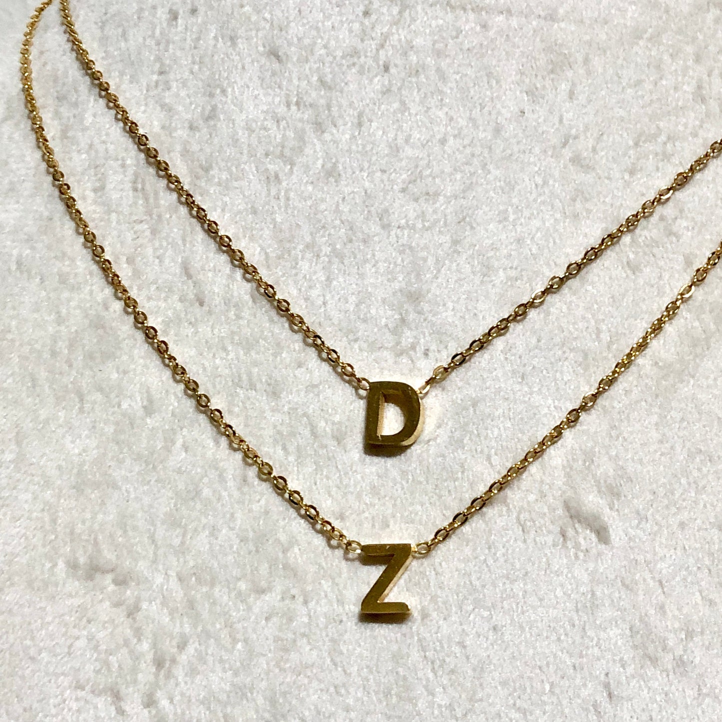 MINI INITIAL LETTER NECKLACE