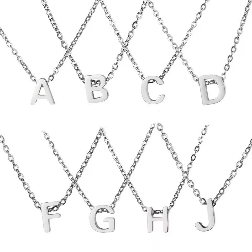 MINI INITIAL LETTER NECKLACE