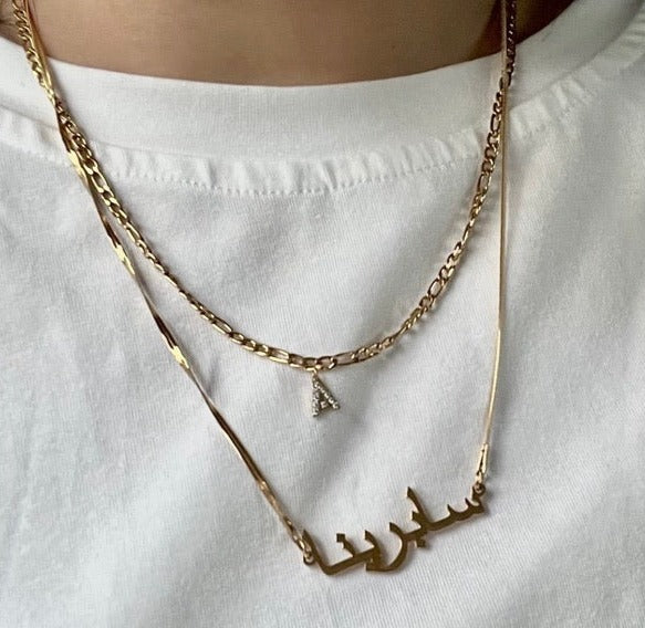 [PRE-ORDER] NAME NECKLACE SNAKECHAIN