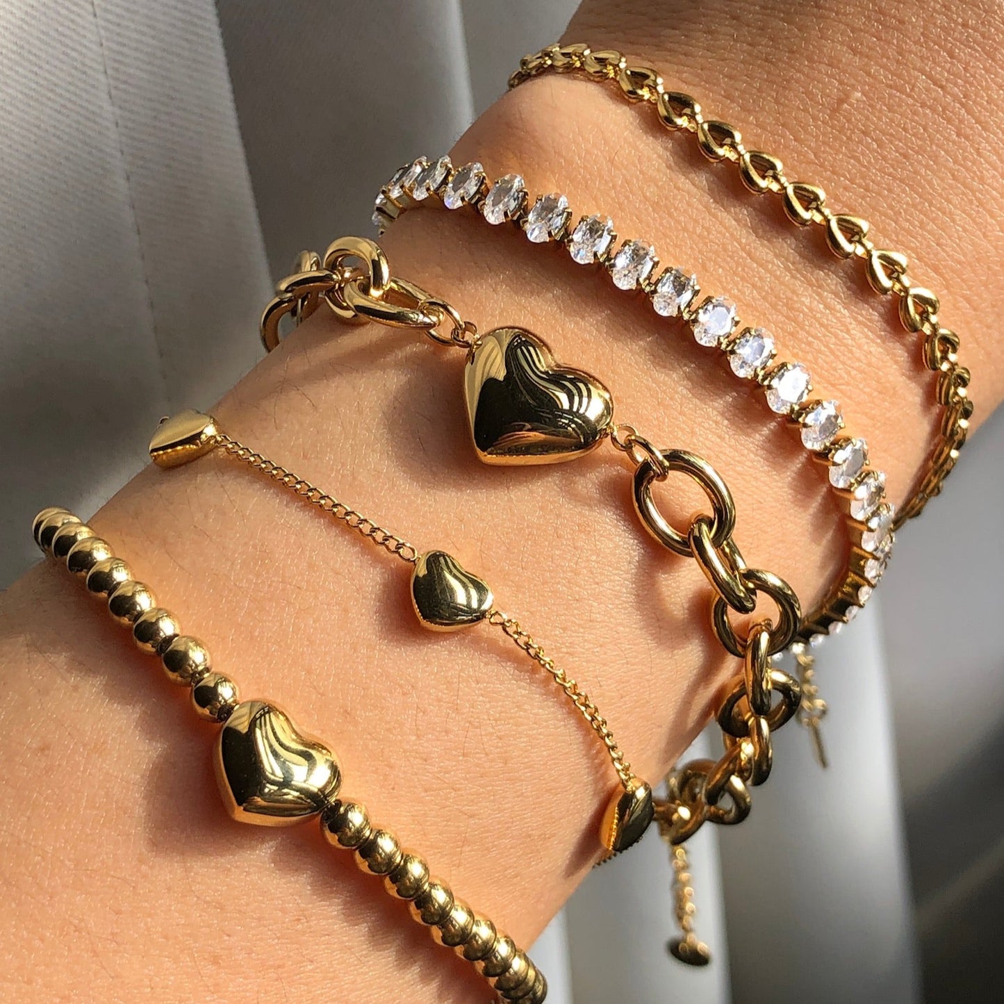AMOR TENNIS BRACELET