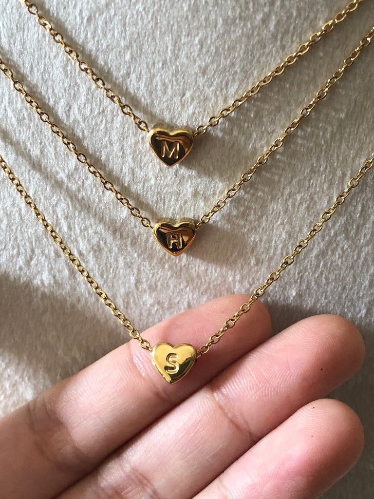 [PRE-ORDER] INITIAL HEART NECKLACE