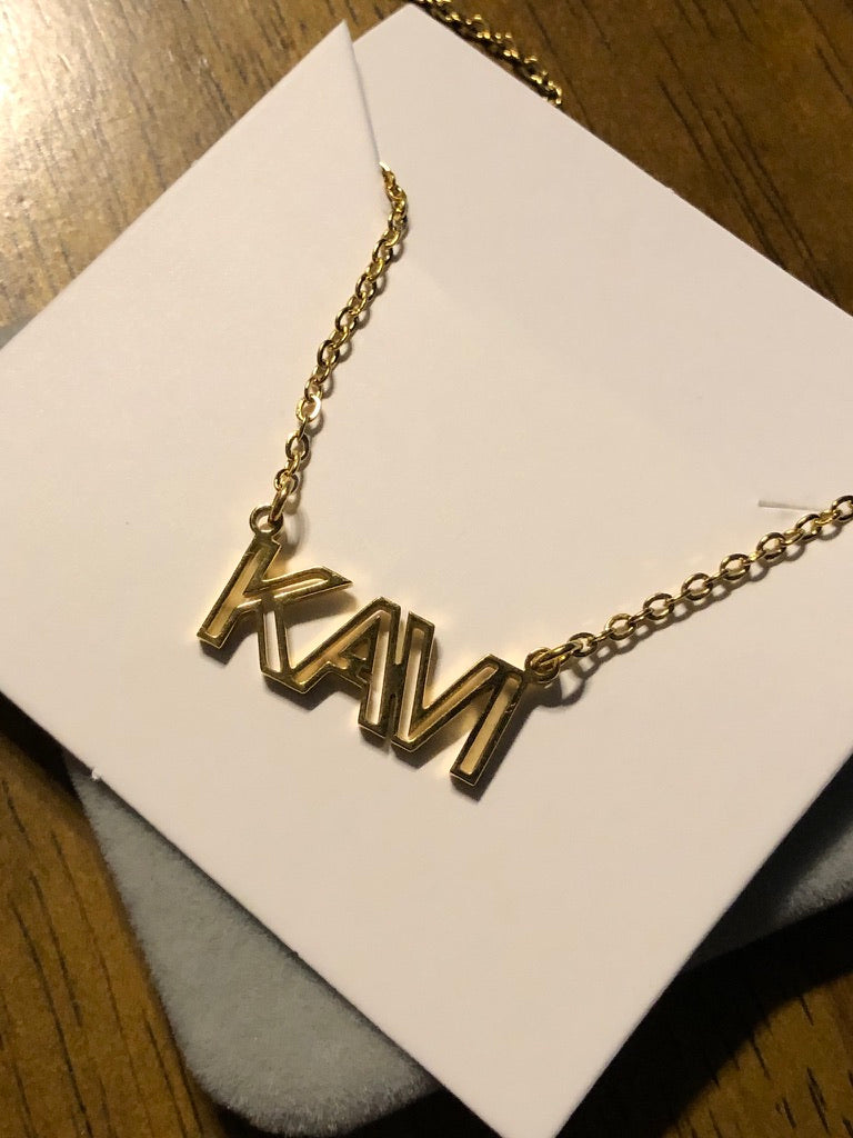 [PRE-ORDER] NAME NECKLACE OUTLINE