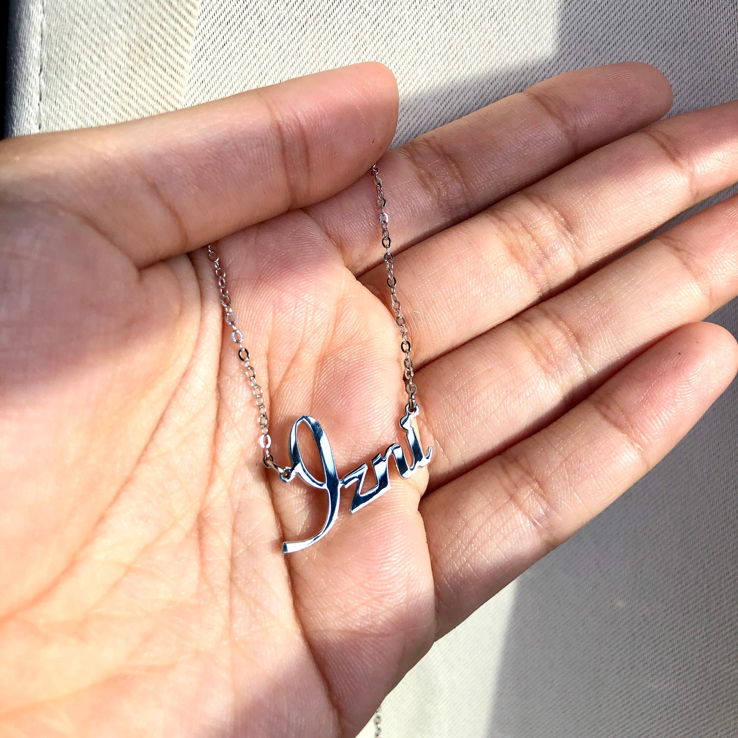 [PRE-ORDER] ARABIC NAME NECKLACE | 925 STERLING SILVER