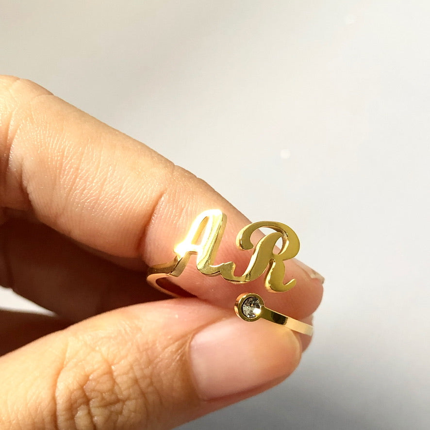 [PRE-ORDER] NAME RING BIRTHSTONE