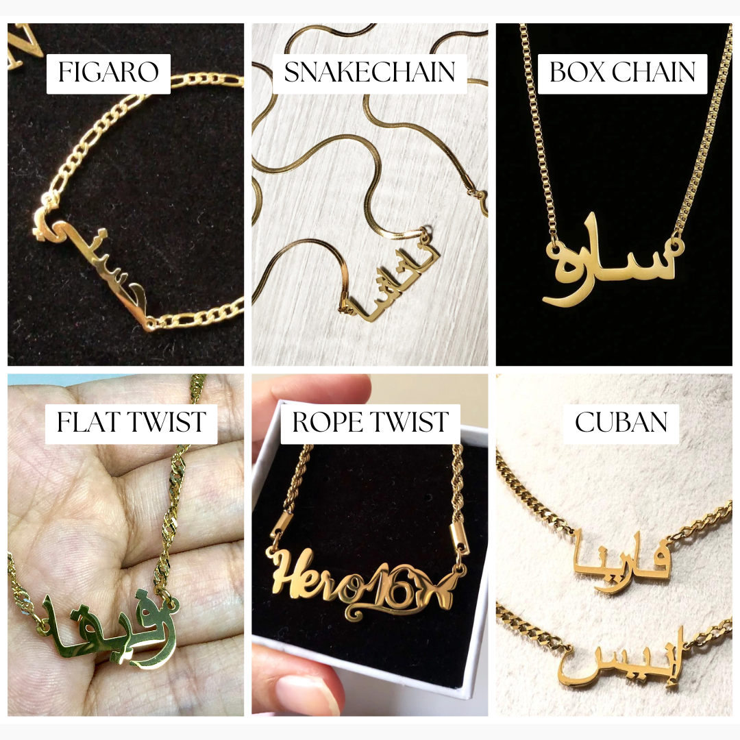 [PRE-ORDER] NAME NECKLACE + SPECIAL CHAIN