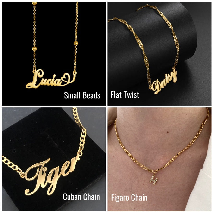 [PRE-ORDER] NAME BRACELET - CUSTOM CHAIN