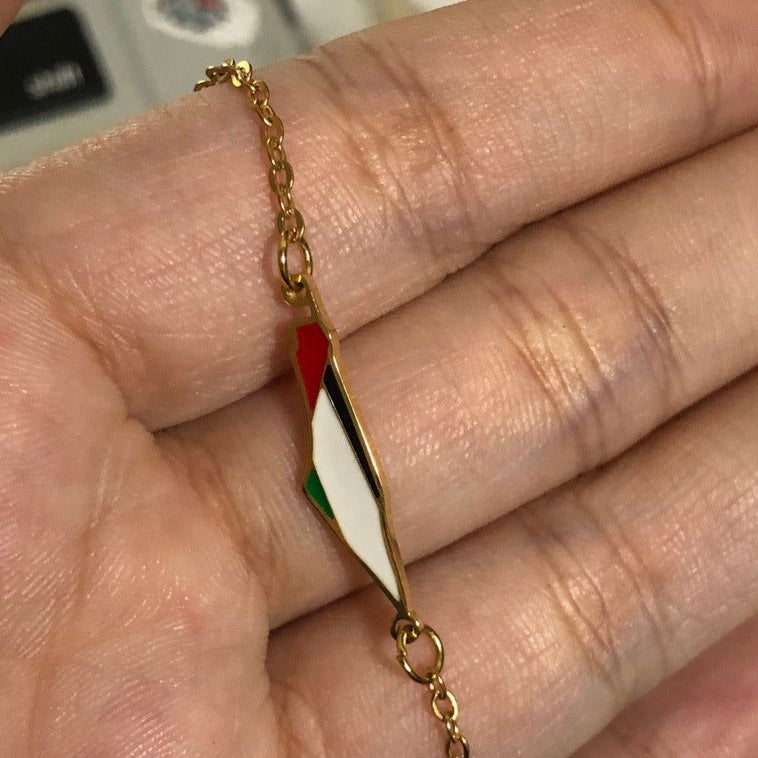 PALESTINE MAP BRACELET