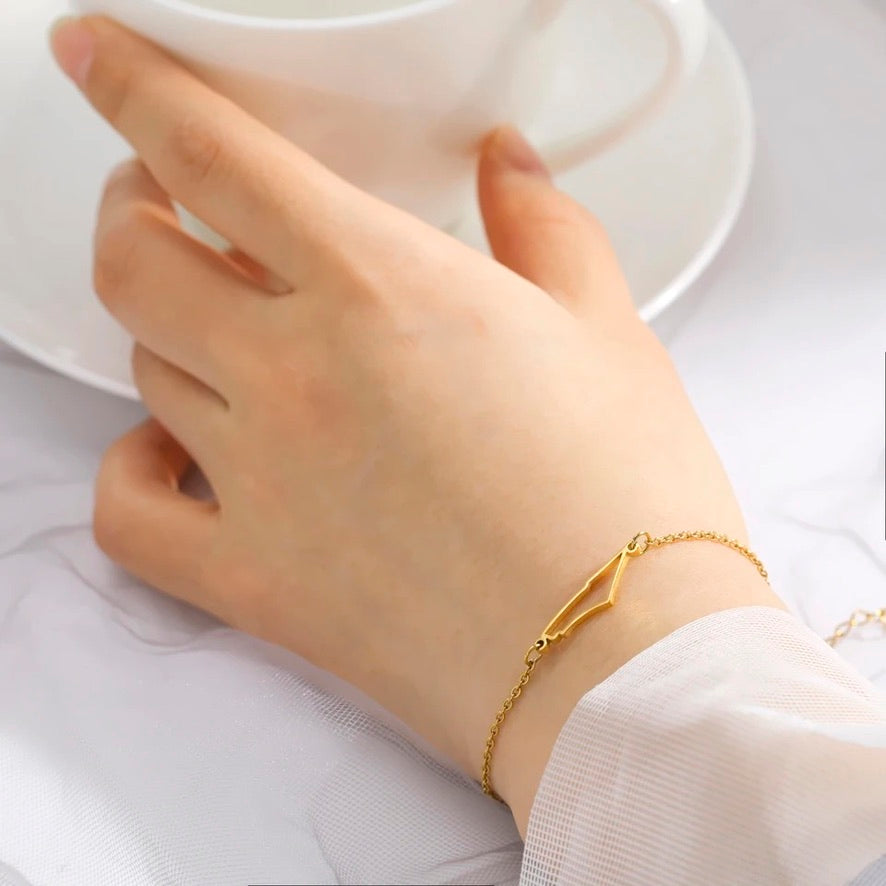 PALESTINE OUTLINE MAP BRACELET