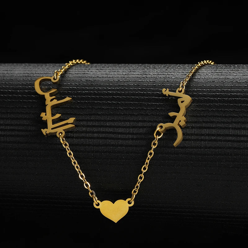 [PRE-ORDER] NAME NECKLACE - 2 NAMES + 1 HEART