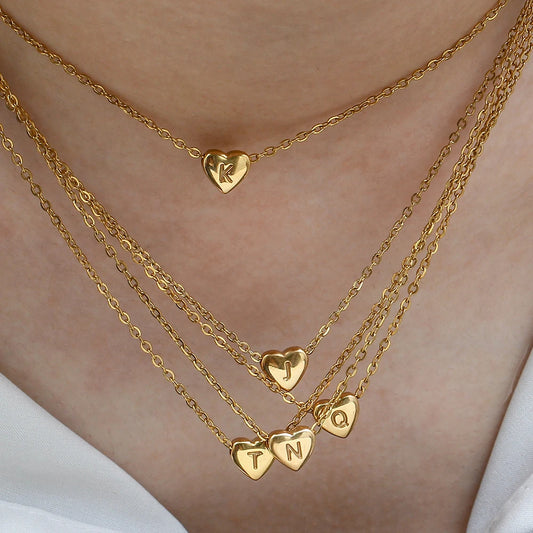 [PRE-ORDER] INITIAL HEART NECKLACE
