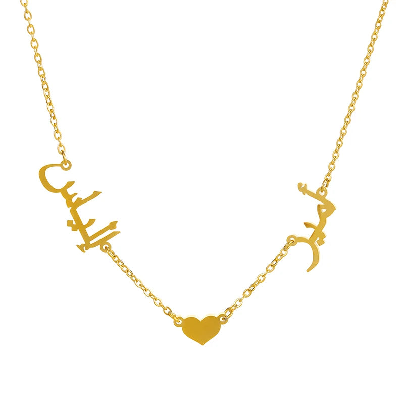 [PRE-ORDER] NAME NECKLACE - 2 NAMES + 1 HEART