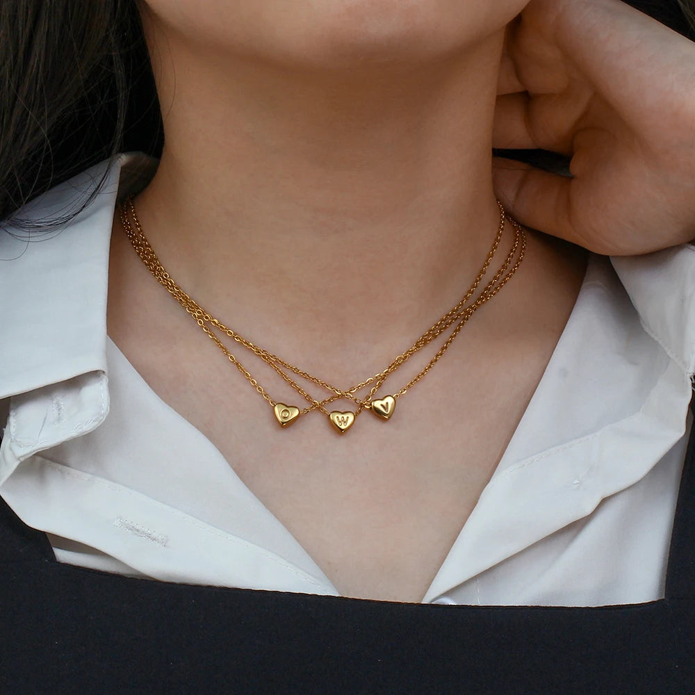[PRE-ORDER] INITIAL HEART NECKLACE