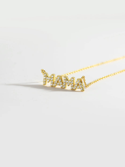 MAMA CZ Diamond Necklace | 925 Silver