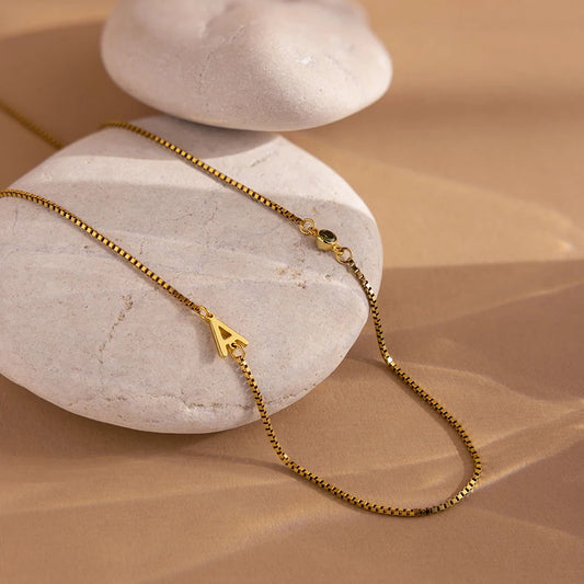 [PRE-ORDER] INITIAL DUAL BIRTHSTONE NECKLACE