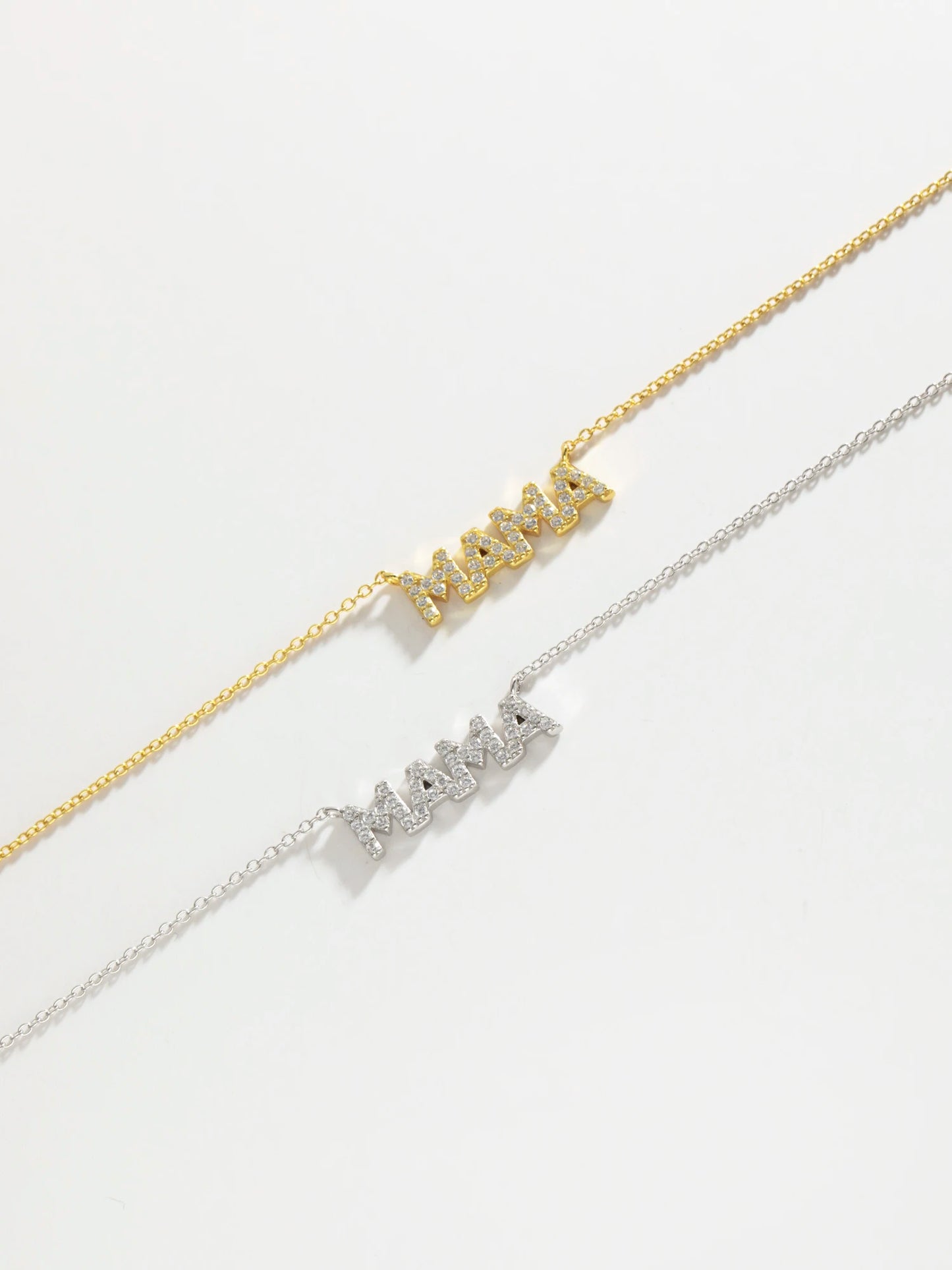 MAMA CZ Diamond Necklace | 925 Silver
