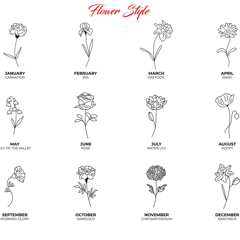 [PRE-ORDER] NAME NECKLACE + FLOWER