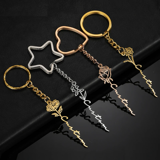 [PRE-ORDER] NAME KEYCHAIN FLOWERS