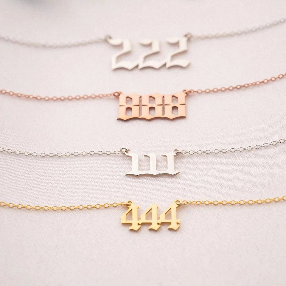 [PRE-ORDER] ANGEL NUMBER NECKLACE