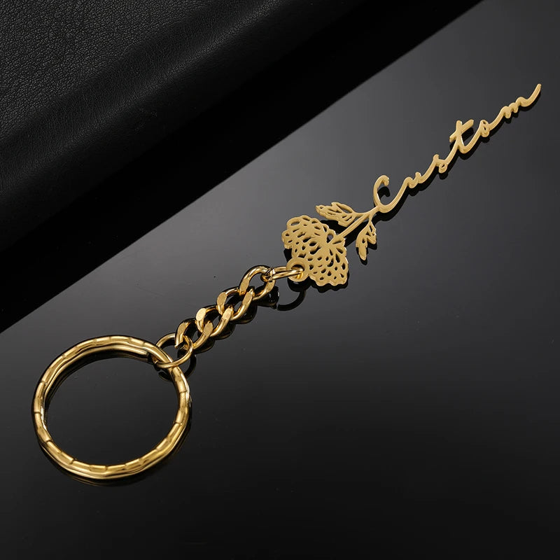 [PRE-ORDER] NAME KEYCHAIN FLOWERS