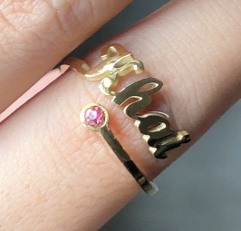 CUSTOM JEWELRY RING - READYSTOCK FOR SALE