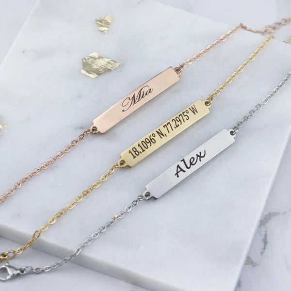 [PRE-ORDER] NAME BAR BRACELET