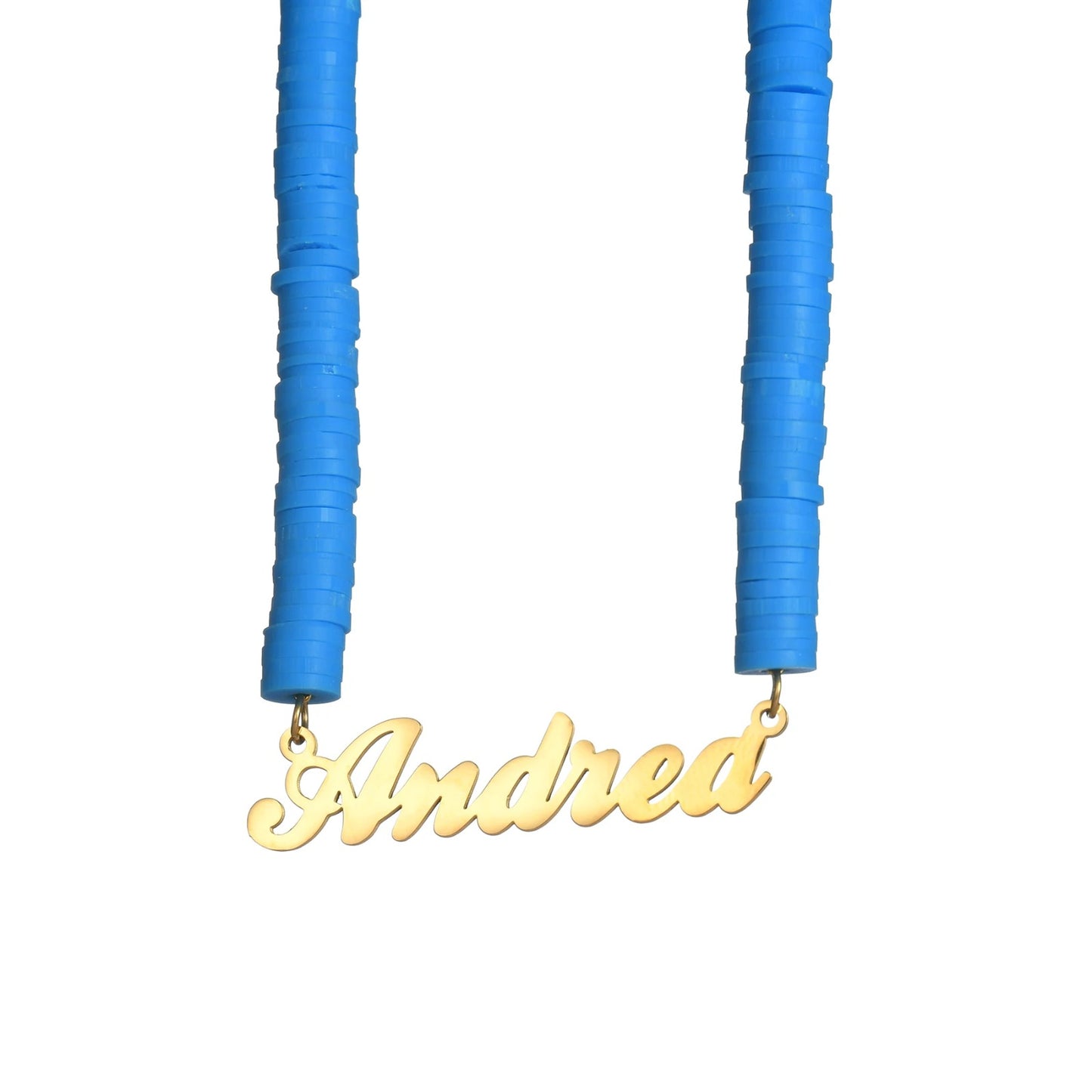 [PRE-ORDER] NAME NECKLACE | RAINBOW BEADS