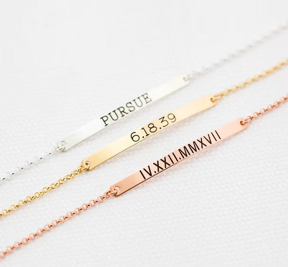 [PRE-ORDER] NAME BAR BRACELET