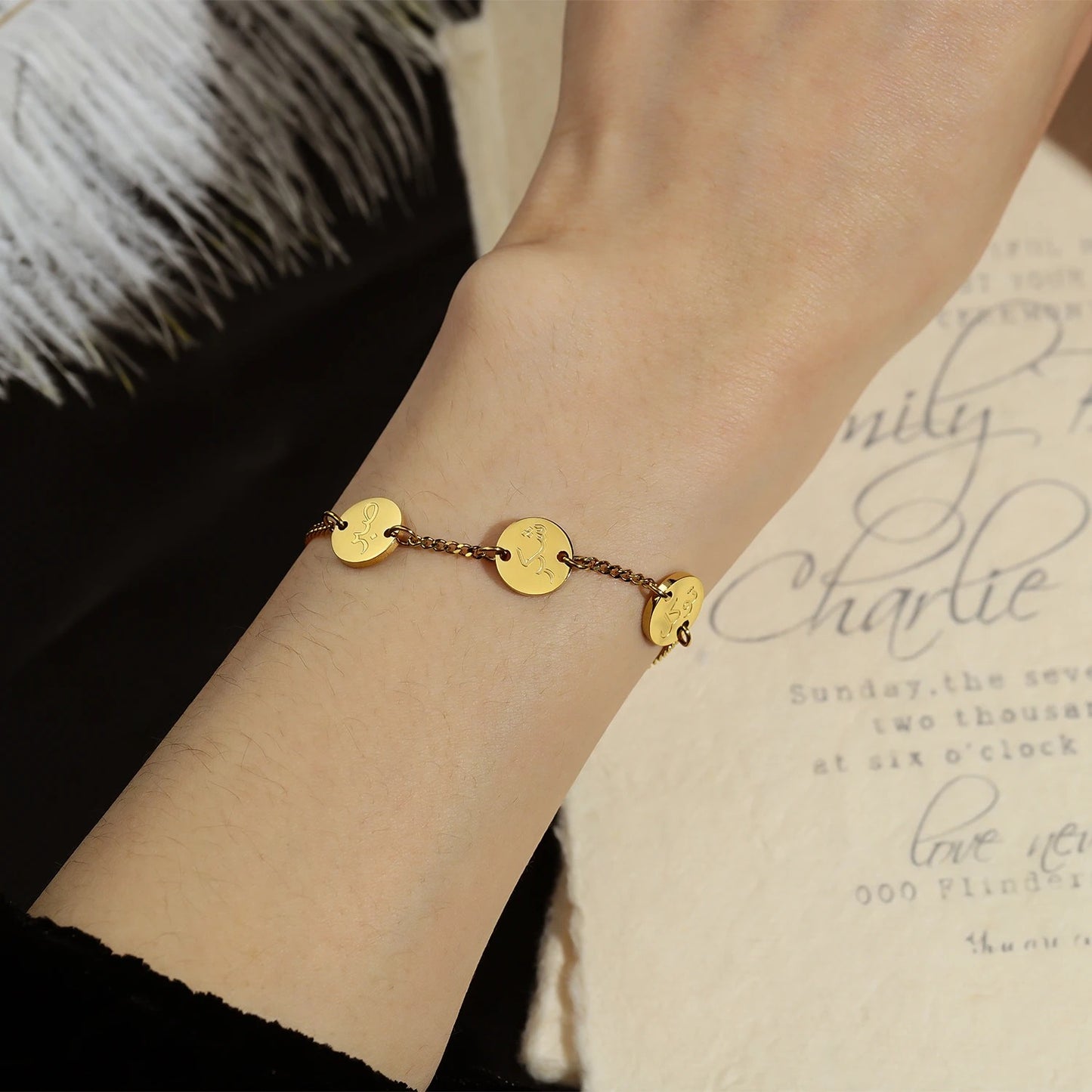 [PRE-ORDER] GRATITUDE ARABIC BRACELET