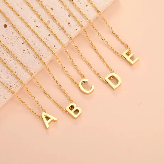 MINI INITIAL LETTER NECKLACE