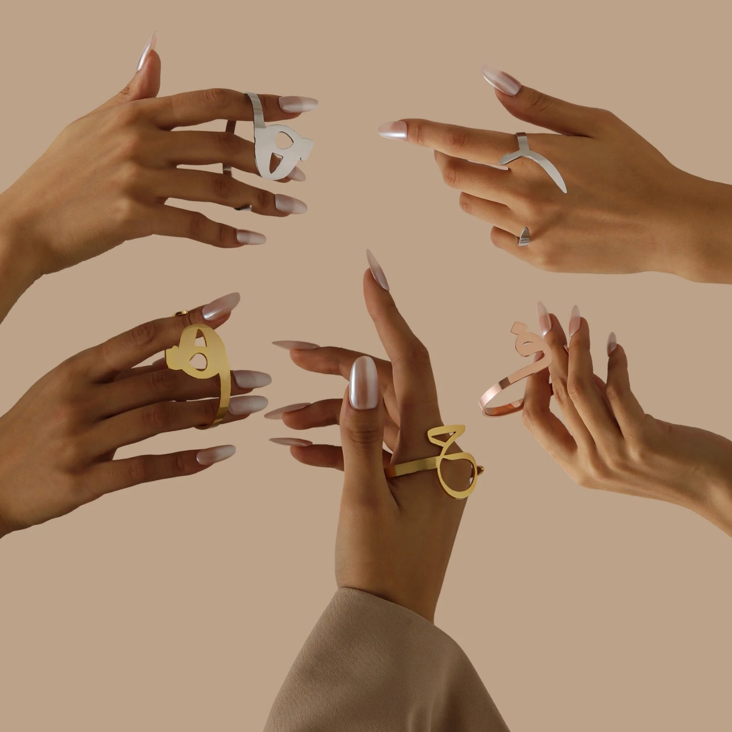[PRE-ORDER] INITIAL ARABIC BANGLE