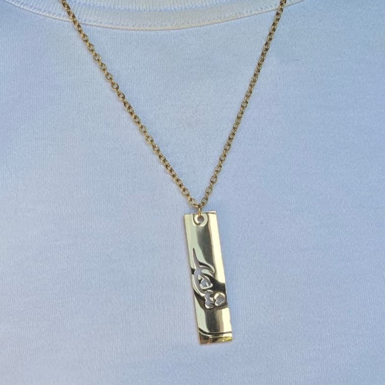 [PRE-ORDER] NAME NECKLACE BAR CUTOUT