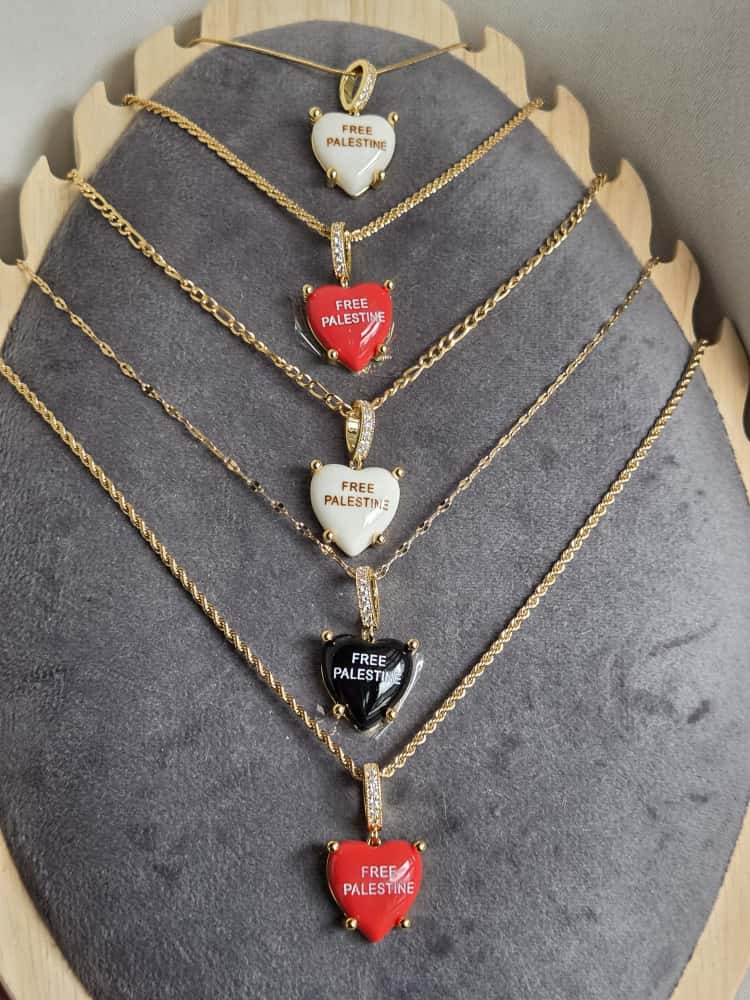FREE 🇵🇸 HEART CHARM NECKLACE