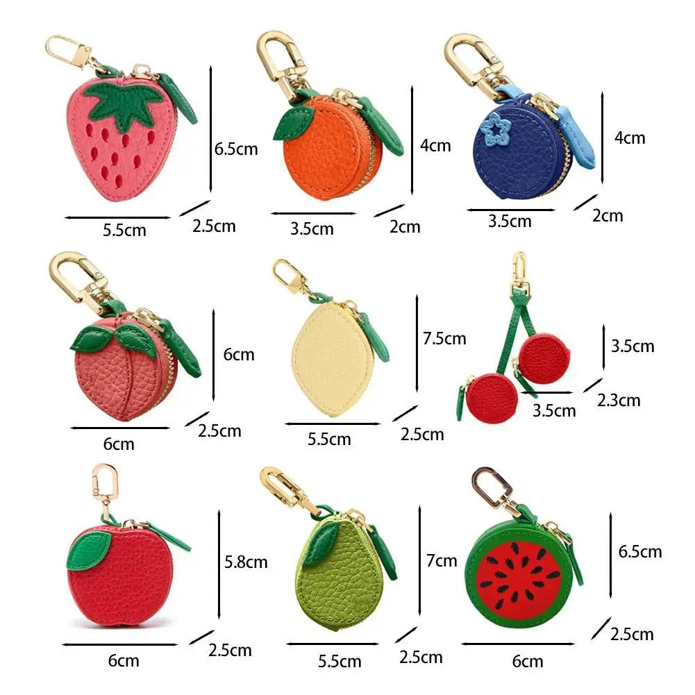 Fruit Bag Keychain Charm
