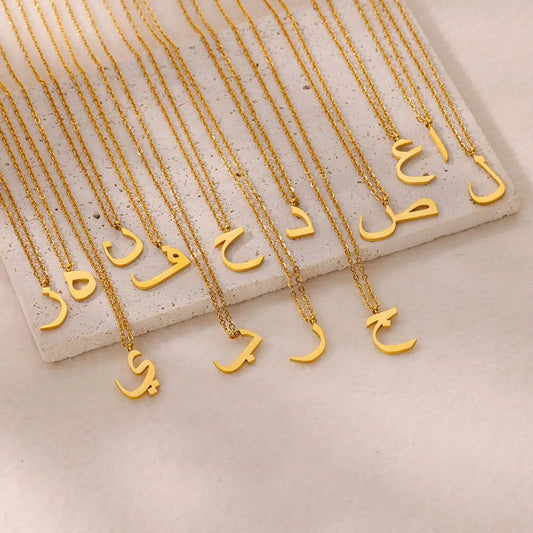 [PRE-ORDER] INITIAL ARABIC NECKLACE