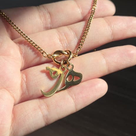 [PRE-ORDER] INITIAL JAWI LOVE KNOT CHAIN