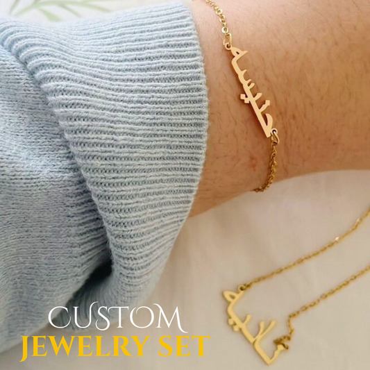 [BUNDLE SET] BEST OF TWO: NAME NECKLACE + NAME BRACELET