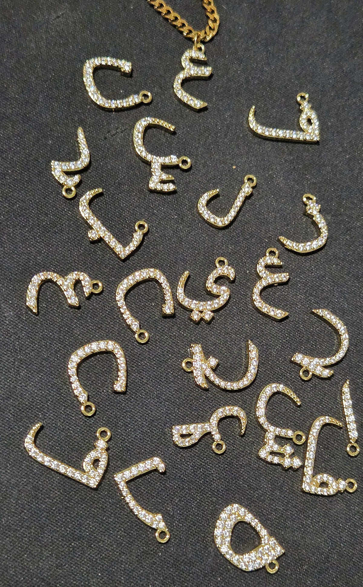 [PRE-ORDER] INITIAL ARABIC NECKLACE + SPECIAL CHAIN